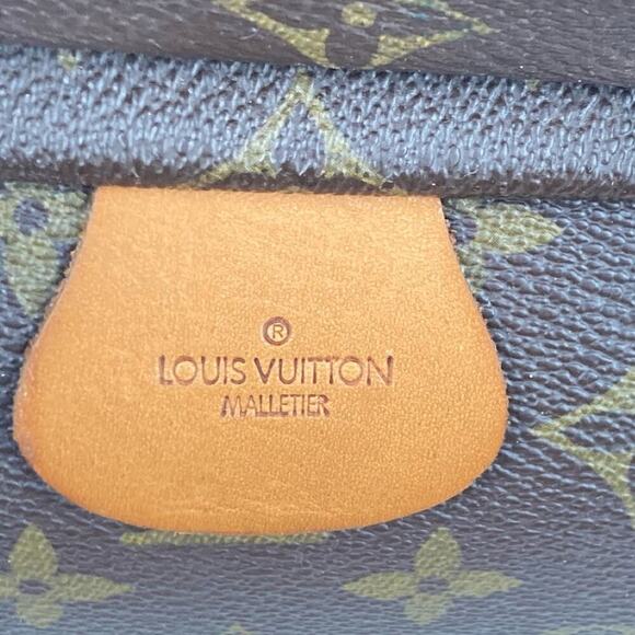 LOUIS VUITTON Monogram Serviette Fermoir Business Bag, Dr’s Briefcase Vintage - Picture 4 of 16